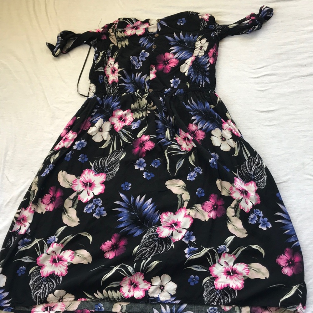 Floral off the shoulder dress